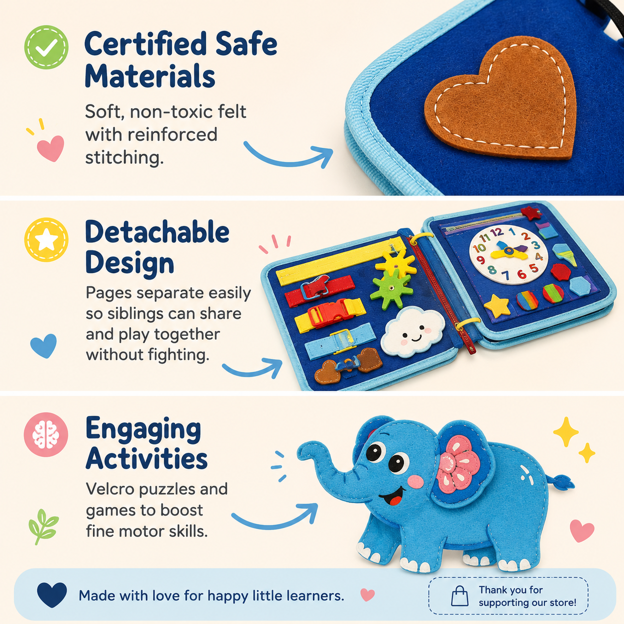 Montessori Busy Board