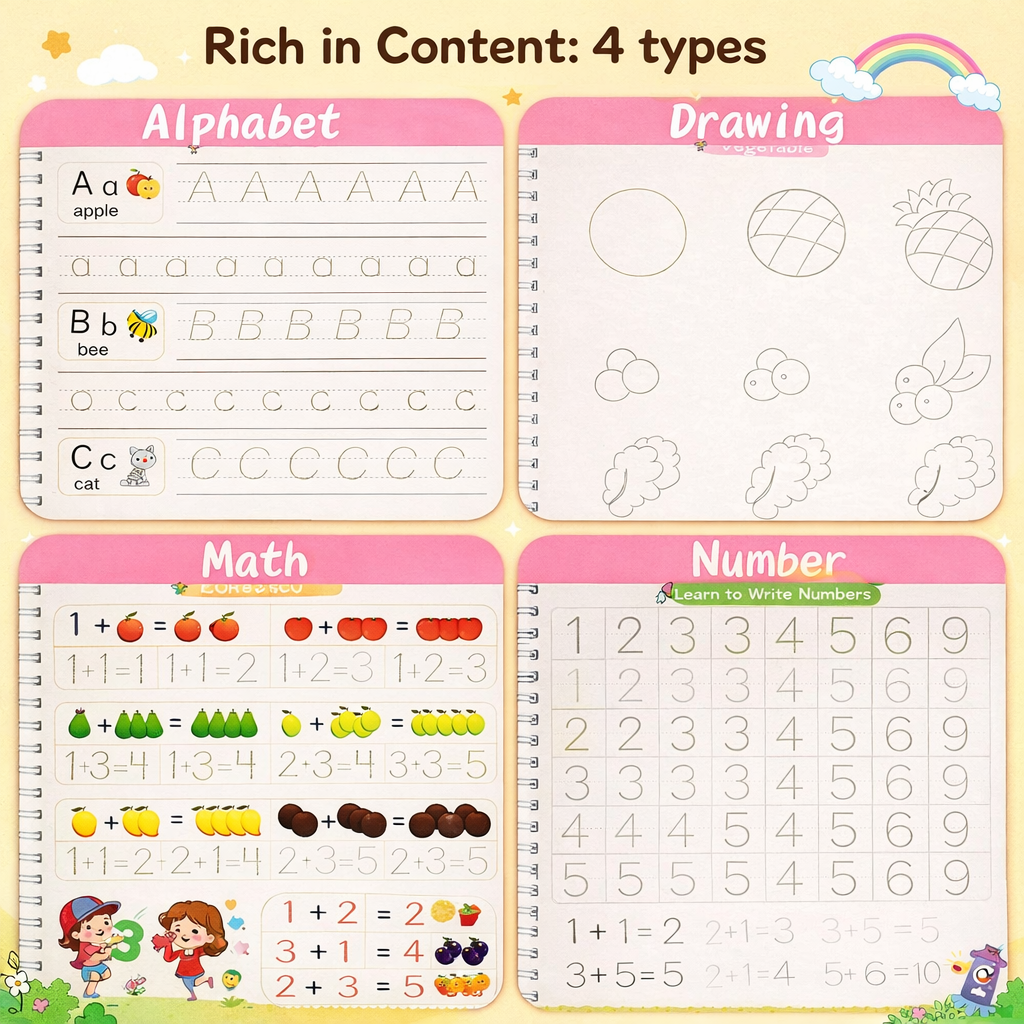 Handwriting Practice Book for Kids