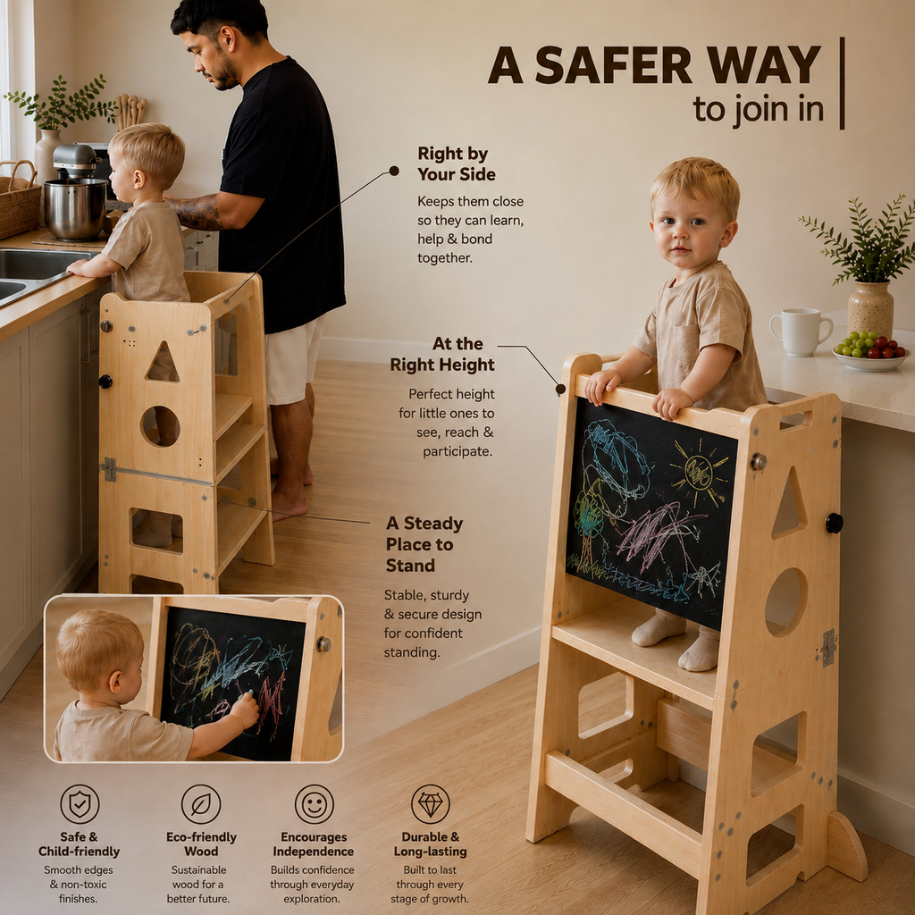 Little Explorer 3-in-1 Montessori Learning Tower